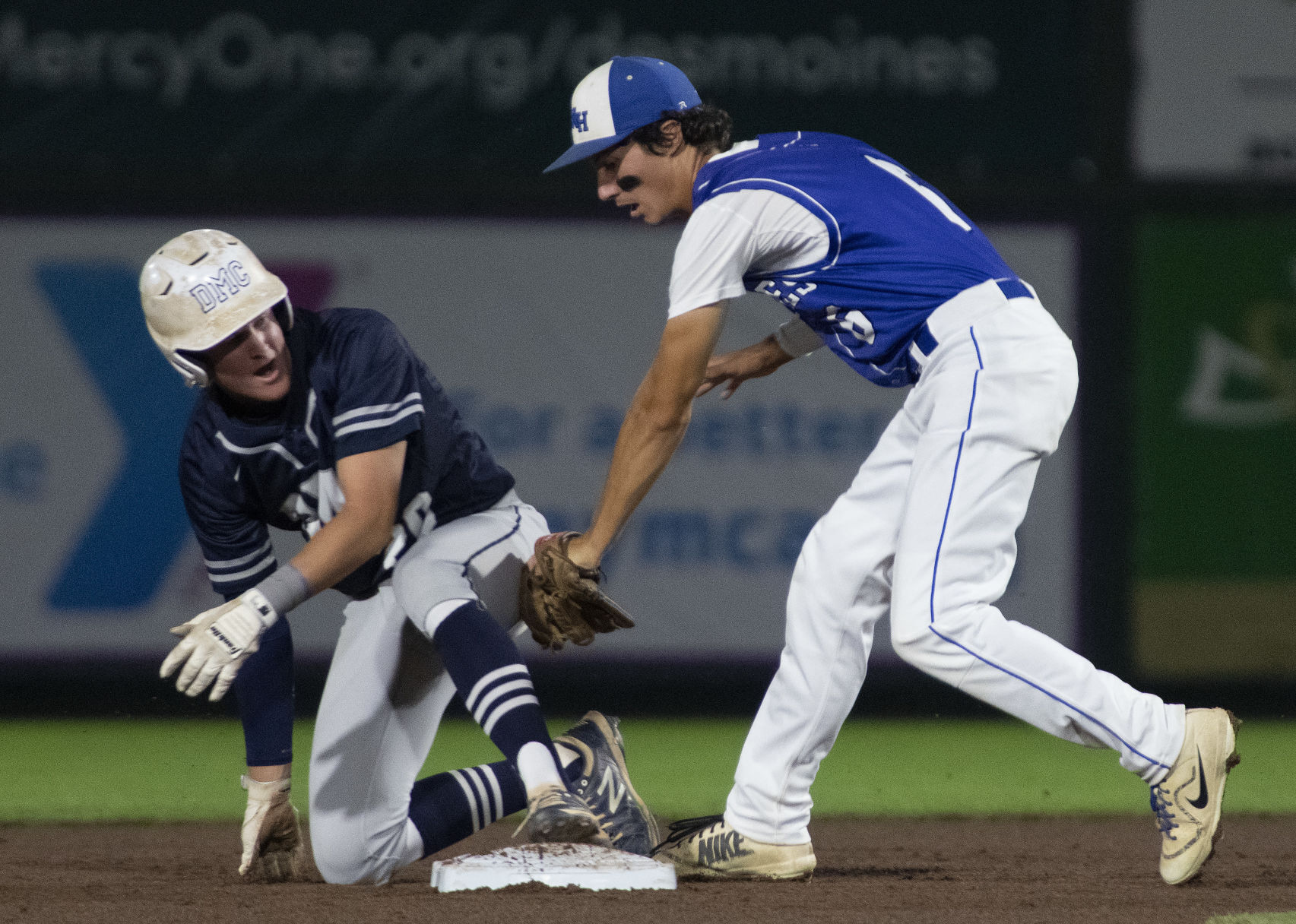 Dike-New Hartford vs Des Moines Christian 2A state baseball